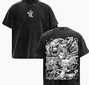 Gaara - Narutoo Shippuden Anime Double Printed Oversize Lightweight Tee, Gift For Anime Fans and Lovers , Naruto Merch , Gaara Fan 2