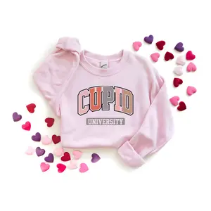 Cupid University Sweatshirt, Cute Valentine's Day Shirt, Cupid Sweater, Gift, Graphic Tee, Valentine T Shirt, Cupid Crewneck Sweatshirt