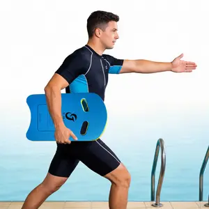 High-Density EVA Swimming Kickboard, Dual-Color Design, Non-Slip Textured Surface, Stable Buoyancy, Professional Training Aid for Swimming