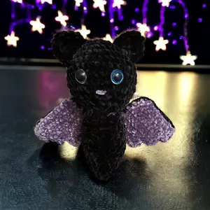 Baby Bat Crochet Plush Toy