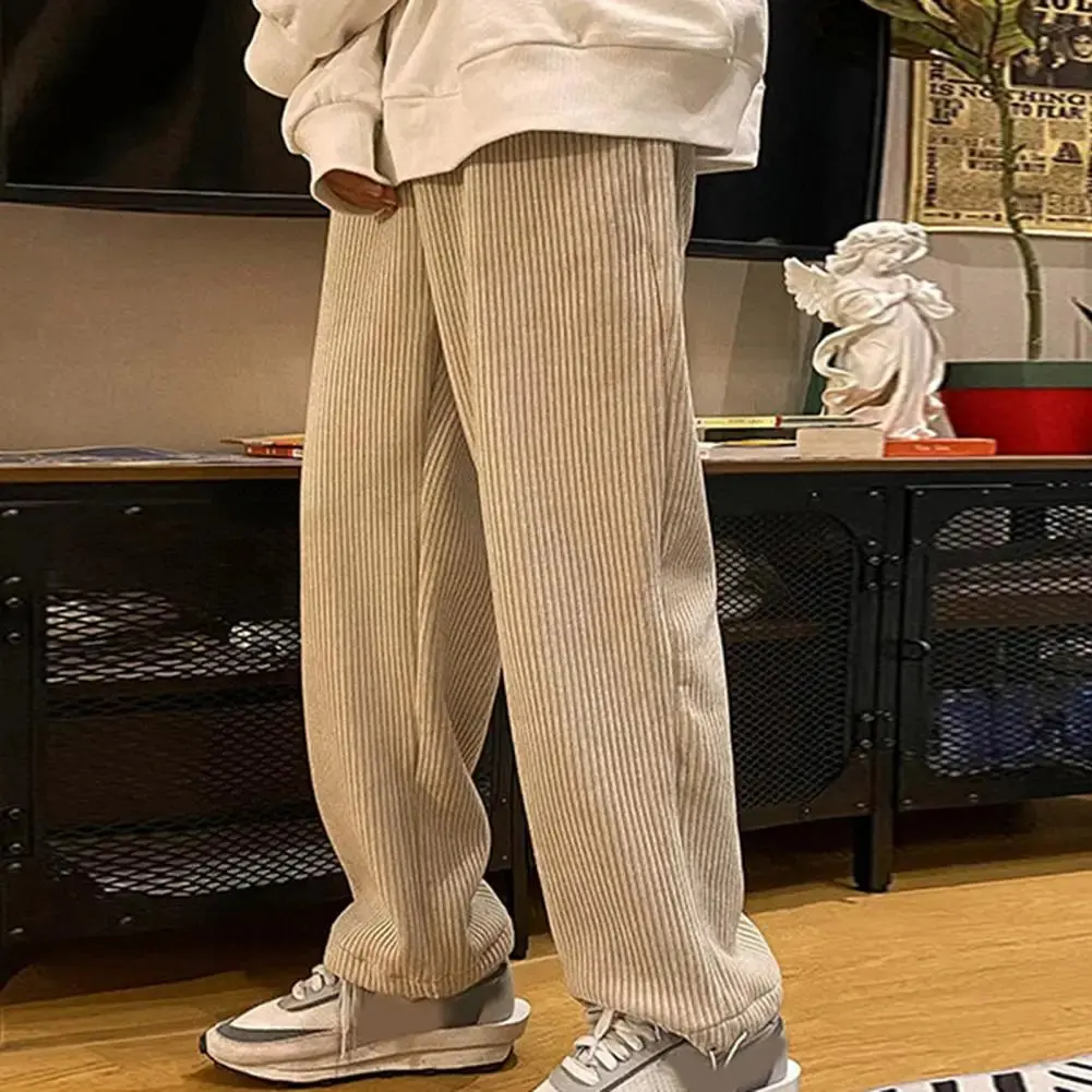 Men's Trousers Tie Leg Soft Pants