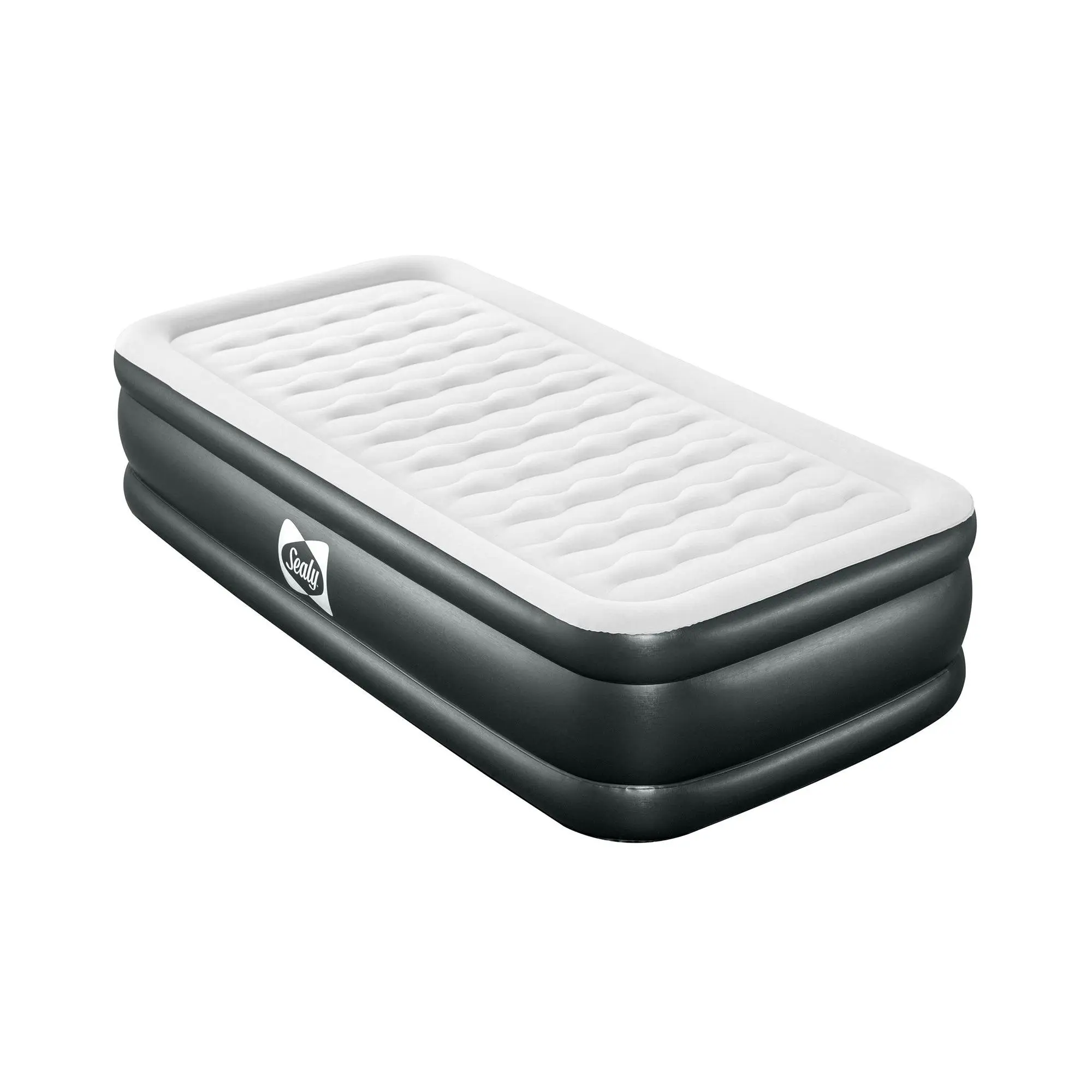 Sealy Tritech Queen Sized 18" Air Mattress Bed 2 Person w/Built-In AC Pump & Bag