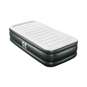 Sealy Tritech Queen Sized 18" Air Mattress Bed 2 Person w/Built-In AC Pump & Bag