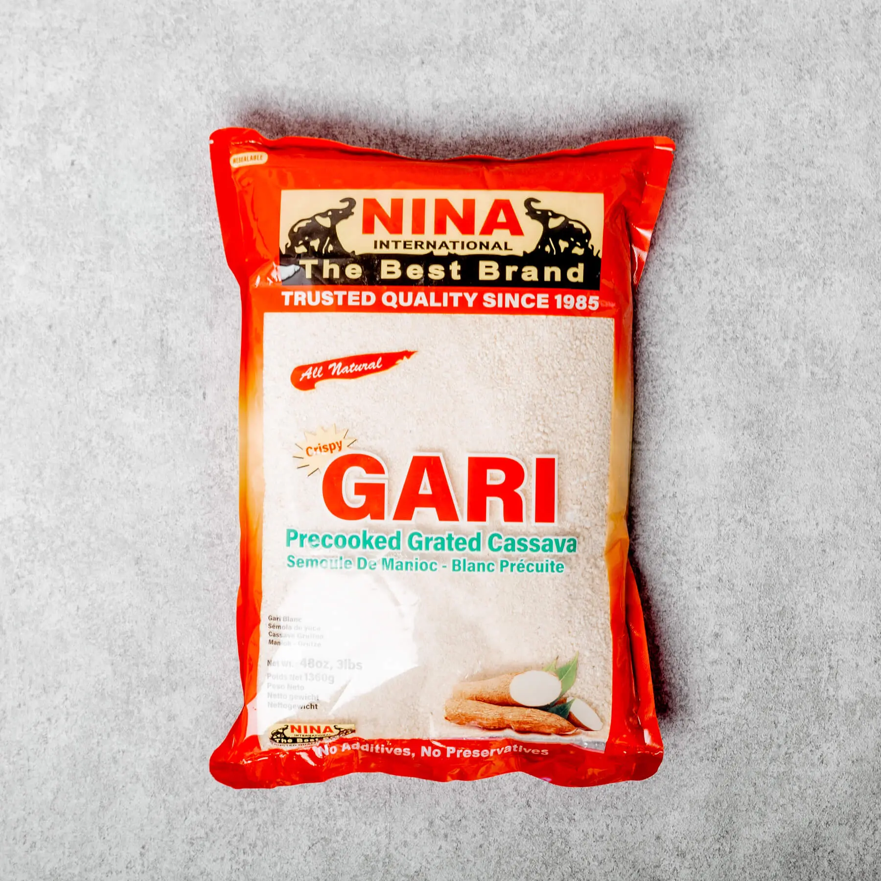 Nina Gari (Precooked Cassava) – 3 lb