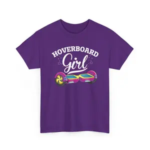 Cute Hoverboard shirt Skate lover Hoverboard Unisex Heavy Cotton Tee for girls women