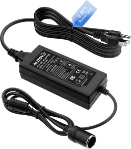 110V to 12V Converter - 12V 5A 13.5FT Car Cigarette Lighter Adapter to Wall Plug AC to DC Converter 12 Volt Power Supply for Portable Oven Warmer, Car Vacuum, Fan and Other Devices Under 60W