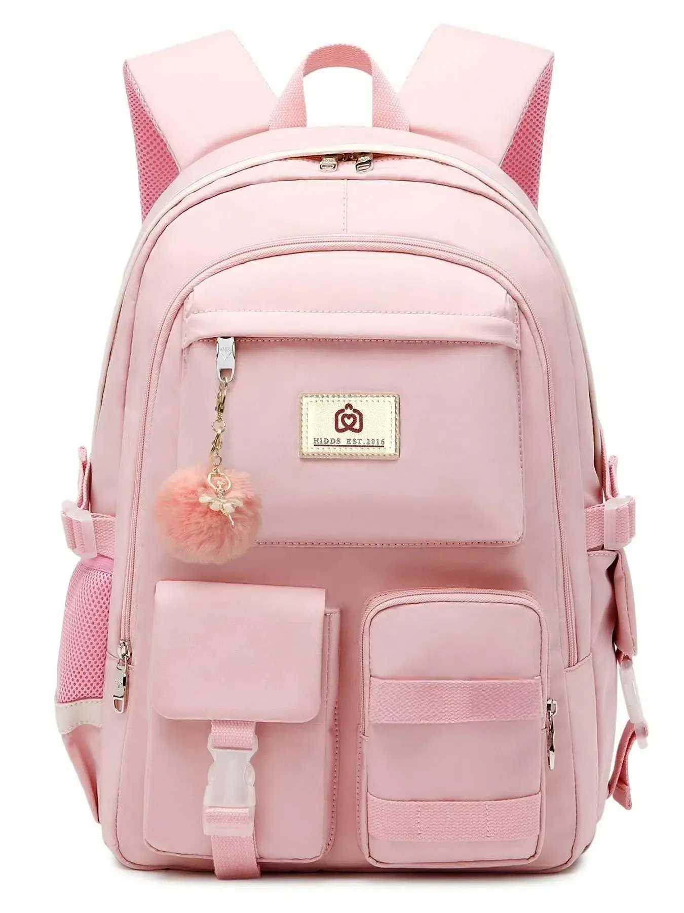Cute Backpack for Women & Girls, Waterproof Durable Nylon Backpack, Fashionable Backpack for School & Work & Travel