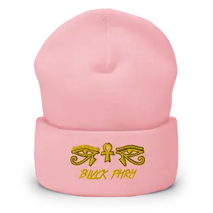 Blvckphvrvoh Cuffed Beanie - 100% Turbo Acrylic, 12" Length, Hypoallergenic, Unisex, Hand Washable, Made on Demand