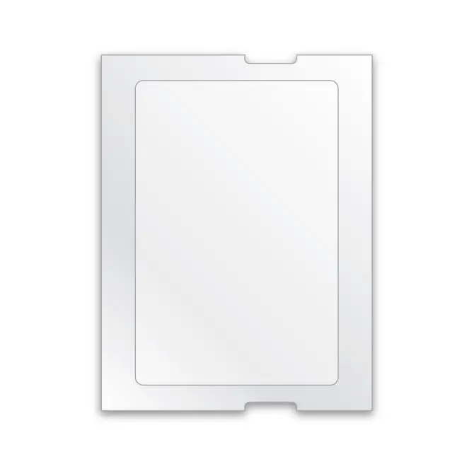 Blank Clear "Return for Service" Stock Labels Roll - Static Cling/Light Adhesive - Regular Size/Large Size Labels - Compatible with CAATS™ ProMinder Now and Many Other Label Printers
