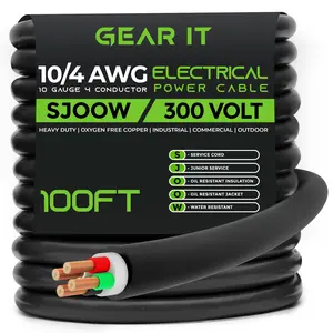 10/4 SJOOW OFC Power Cable 300V Electric Wire