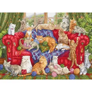 Meow Manor - Cross Stitch Kit by Letistitch