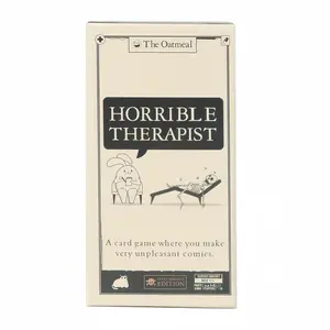 Horror Therapist Card Game Party Pack for 3-8 Players, Adult Humorous Cooperative Card Game, Premium Cards, Family Gathering Gift, Family Fun Game, Tabletop Games