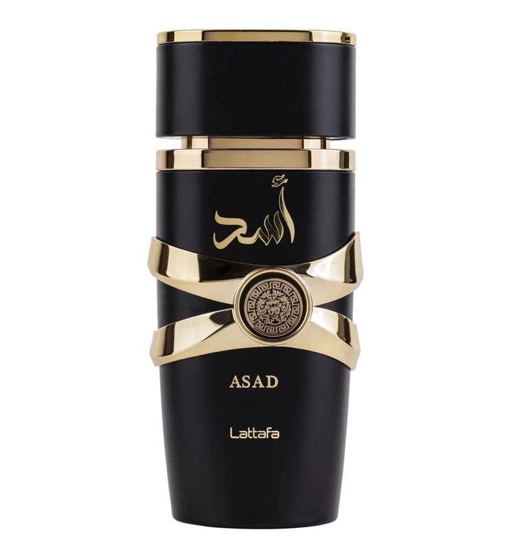 Lattafa Perfumes Asad Eau de Parfum Spray for Unisex, 3.4 FL. Oz