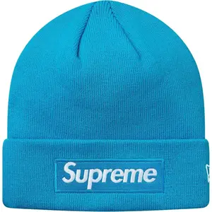 Supreme New Era Box Logo Beanie (FW18) Bright Royal