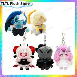 Cookie Run Kingdom Shadow Milk Cookie Plush Toy Pure Vanilla Dolls Game Character Collectible Toys For Game Fans Kids Room Gift