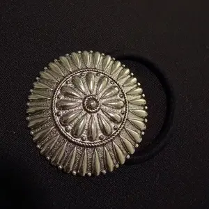 Vintage Concho Style Hair Tie