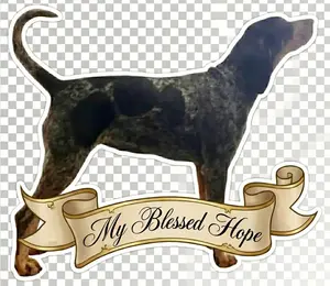 My Blessed Hope Dog Window or Helmet Decal