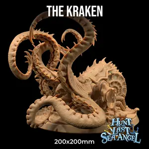 The Kraken Gargantuan Sea Monster | The Dragon Trappers Lodge | 32mm Scale | Miniature TTRPG Mini DnD Dungeons and Dragons Wargame