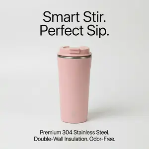 14oz rechargeable mixing water bottle with magnetic automatic stirring function. This electric stainless-steel water bottle is ideal for making coffee and mixing protein powder. It’s also a great sports water bottle.