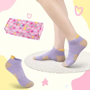 ST-13 12 Pairs Girls Athletic Ankle Socks for 4-6 6-8 8-10 Years Old - Cotton Short Socks for Little Big Kids