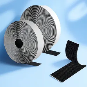 Strong Self-Adhesive Removable Velcro Tape - DIY Home Organizing, Secure No-Trace Fixing, No-Sew Washable Hook & Loop Fastener, High-Durability Adhesive Tape
