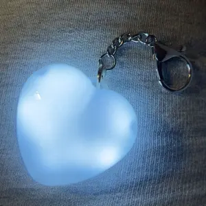 [Romantic LED Wallet Lights] 1-Pack Romantic Heart-Shaped USB Rechargeable LED Wallet Lights | Touch-Activated, Rechargeable Handbag Light, USB Charging Light, Portable Night Lights for Ladies, Ideal for Valentine's, Family, and Christmas Gifts