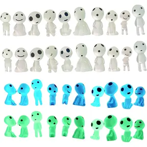 20 count Mini Glow in Dark Tree Elves,Fairy Luminous   Miniature   Alien Figures for Garden Landscape Aquarium Dollhouse Decoration Lawn Yard Patio  Decor