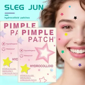1400pcs, Hydrocolloid Pimple Patches, , Multiple colors, Star Shapes, Pink Cute Packaging, Waterproof, Comfortable and Breathable, for Acne Prone and Skin Multi-Pack