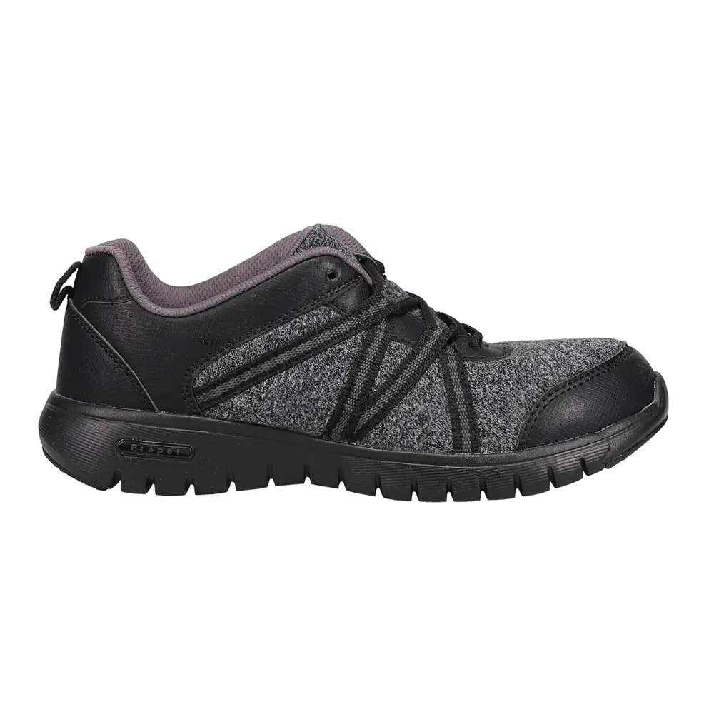 Propet Womens Tami Lace Up Sneakers Shoes Casual - Black