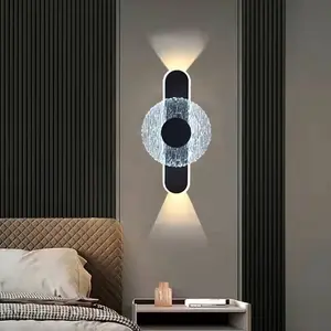 LED acrylic wall lamp, luxurious style, Led Mood Light, available in various designs, strong wiring, suitable for bedrooms, bedside tables, living rooms, and entryways.