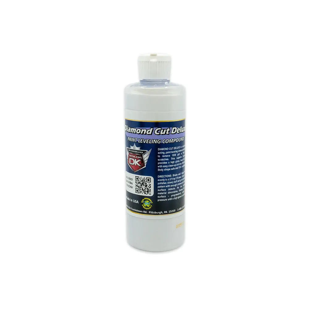 Diamond Cut DELUXE Premium Paint Correction Compound, Fast-Acting Step-1 Cut & Polish Compound for Automotive Paint Care