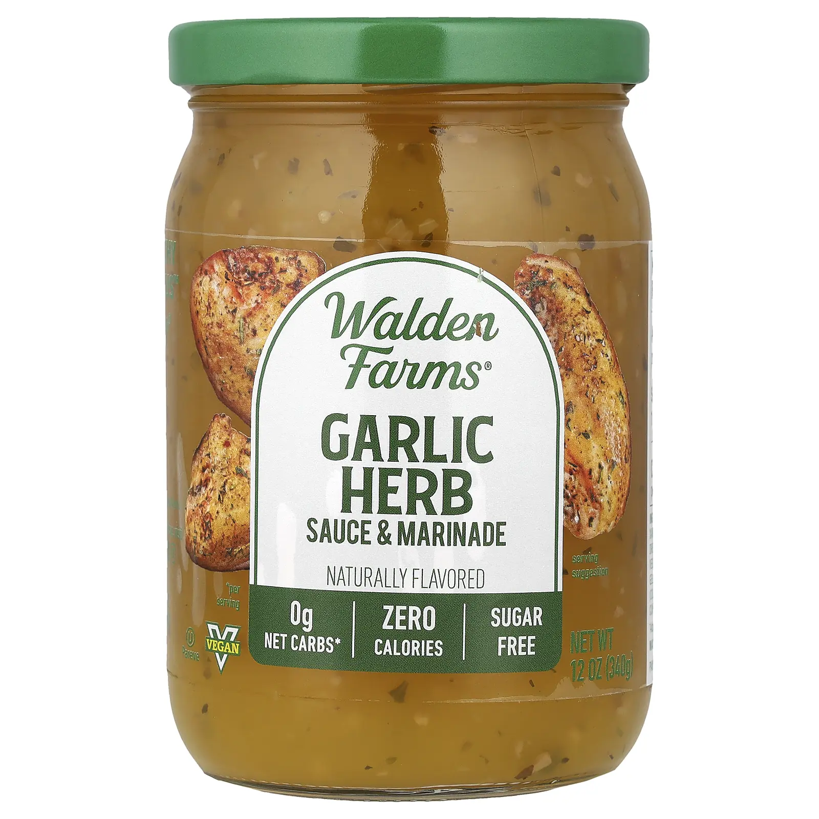 Walden Farms Garlic Herb Sauce & Marinade, 12 oz (340 g)