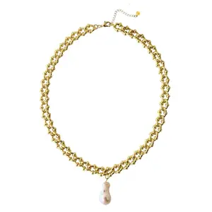 Sea Pearl Drop Necklace