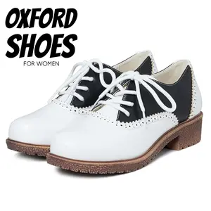 Womens Oxford Shoes Wingtips Brogue Oxfords Low Chunky Heel Lace Up Saddles Dress Pumps Shoes Womens Oxford Shoes Wingtips Brogue Oxfords Low Chunky Heel Lace Up Saddles Dress Pumps Shoes