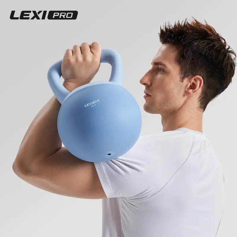 LEXIPRO Soft Kettlebell with Handle - Sturdy, Safe, Comfortable Strength Training Weights for Unisex Adults | Core Training, Sports, Fitness Exercise Equipment for Home Workout,outdoorfun