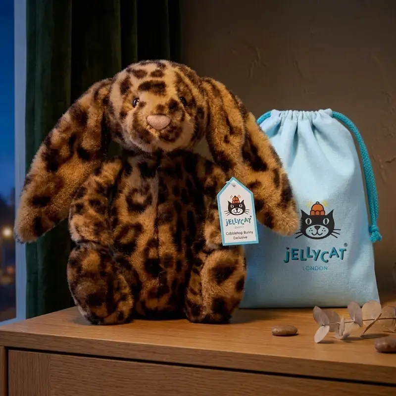 | Ready to Ship from US | Jellycat Cobblehop Bunny Exclusive Bunny | Free Jellycat Gift Bag sohochic