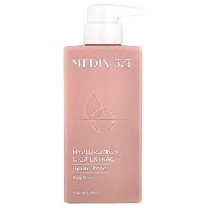 Medix 5.5 Body Cream, Hyaluronic + Cica Extract, 15 fl oz (444 ml)