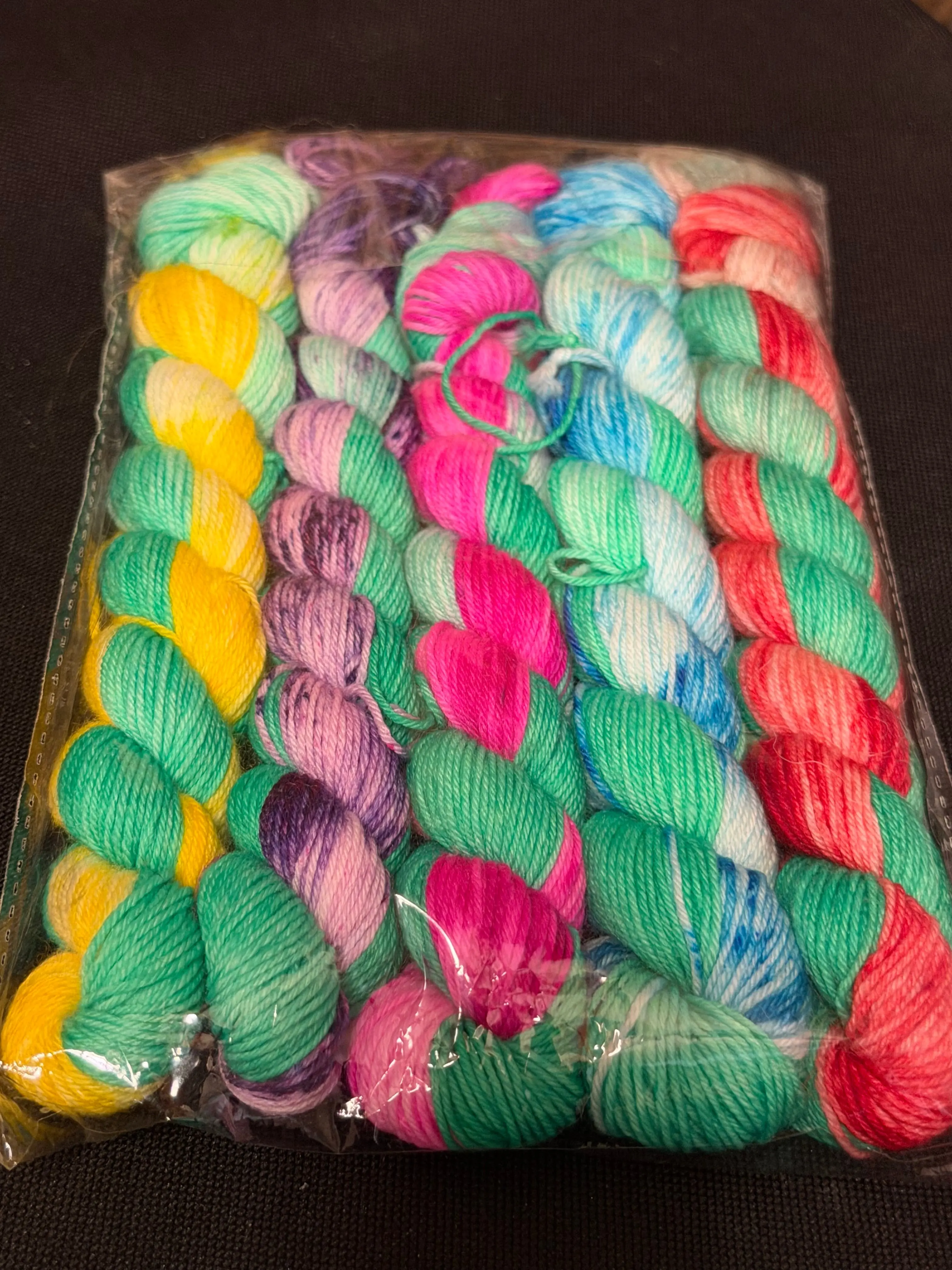 Garden Party~Mini Skein Set~Evelyn's Sock~75/25 Superwash Merino & Nylon