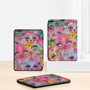Floral Pattern Tablet Case, Shockproof Protective Cover, Durable Hard Shell Tablet Protector Cover Compatible with Kindle Paperwhite 5, 7-inch, 11th Gen Tablet Casing