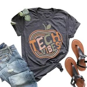 Retro Technology Teacher Shirt, Tech Technology Gifts, Apple Graphic Tees, Teacher Appreciation Gifts, Back To School, Computer Teacher Gift