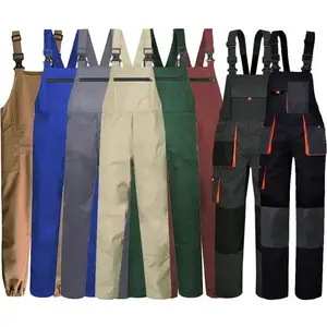 Pure Cotton Multi-Pocket Japanese Style Trendy Plus Size Overalls Men and Women One-Piece Workwear Labor Protection Custom PrintedGiftGift