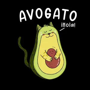 Avocat Oh So Cute Tee - Classic Cotton T-Shirt with Soft Fabric and Cute Avocado Character Design