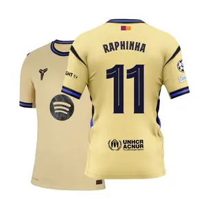 11# Raphinha 25-26 Season Away Short Sleeve Soccer Jersey Fans Version Football Jersey