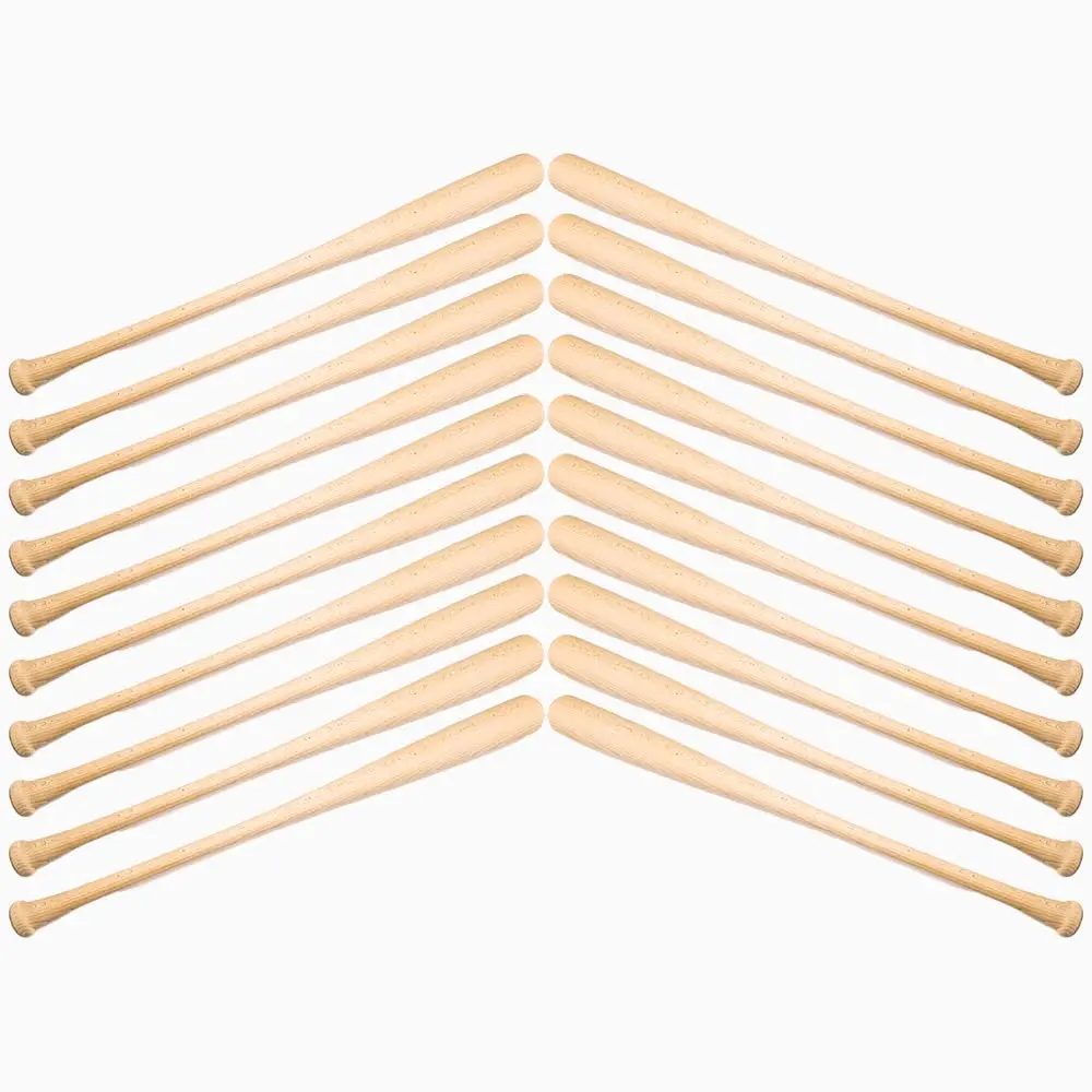 20-Pack of Craft Quality Wooden Blem Baseball Bat