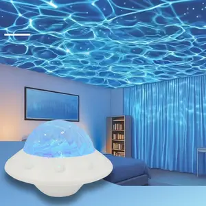 USB-Powered Aurora LED Projector Night Light/Atmosphere Bedroom Night Light/USB-Powered Multicolor Aurora Projector/No Remote Control for Light Adjustment, Very Suitable for Parties, Stages/Living Rooms/Offices/Bedrooms/Game Rooms/Christmas Light