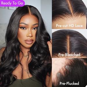 【LIVE】Luvme 100% Human Hair 13x6 13x4 Ear-to-ear HD Lace Front Wig – Pre-Everything Shake & Go Flexi-Fit Drawstring Hold Curls Body Wave 200%-250% Density