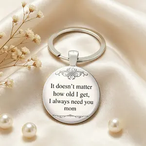 I Need You Mom Keychain 2 in 1 Necklace for Mother's Day Gift Engraved Inspirational Quote Mothers Day Birthday Christmas Gifts for Women Mom