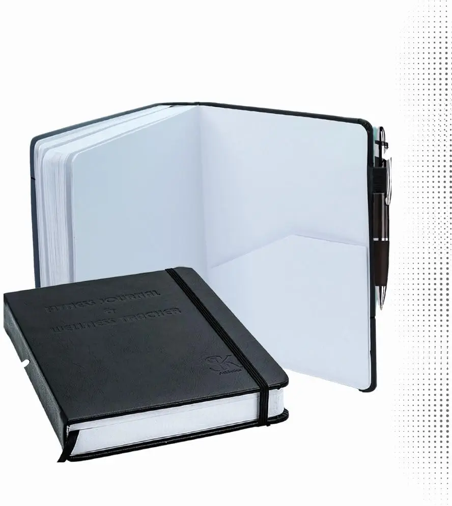 Fitness Journal & Workout Planner - 90+ Day Reset -Gym Log Book for Men & Women, Daily Weekly Monthly Fitness Tracker, Strength Training, Cardio & Nutrition Log with Faux Leather Cover