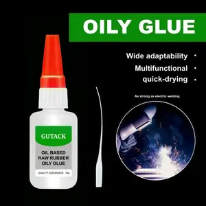 High-Strength Oil-Based Glue, Instant Dry in 10 Seconds, Quick Dry Adhesive, Multi-Purpose Super Adhesive for Plastic Metal Wood Ceramic Glass, Waterproof Bond, Anti-Clogging, All Purpose Superglue