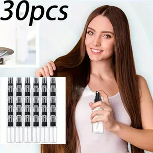 30 Piece 2 Oz Refillable Clear Plastic Spray Bottle Empty Fine Mist Spray Bottles Travel Spray Bottles for Perfume, Water, Cleaner Fashion Accessories